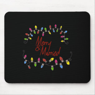 Mousepad Feliz & Casado Primeiro Coupl de Vinculação de
