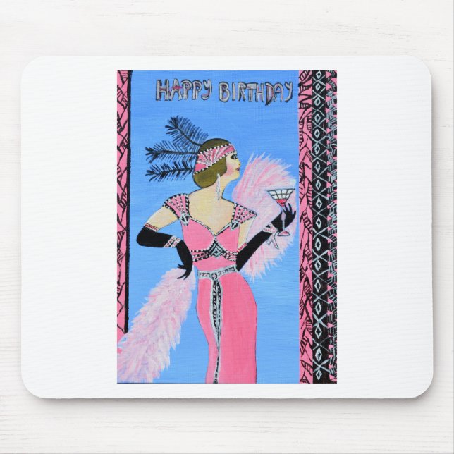 Mousepad Feliz aniversário (Frente)