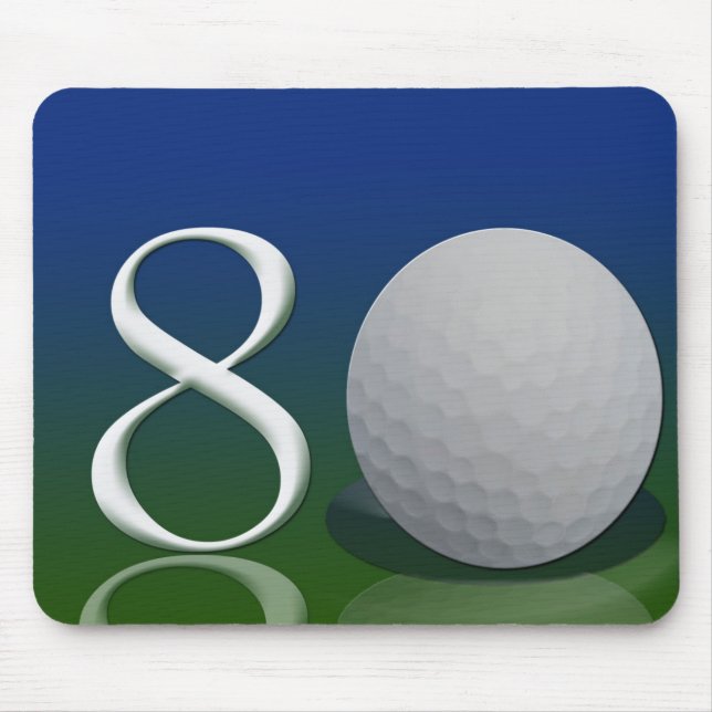 Mousepad Feliz aniversario à porca do golfe das pessoas de (Frente)