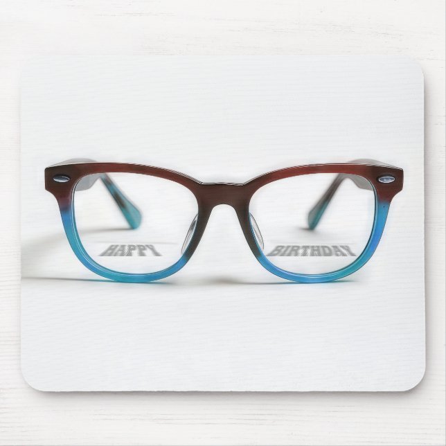 Mousepad Feliz aniversário Bifocals (Frente)