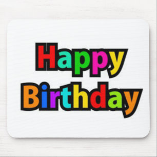 Mousepad Feliz Aniversário Feliz