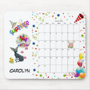 Mousepad Feliz Aniversário, Outubro de 2022