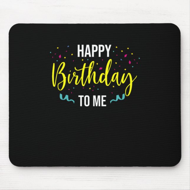 Mousepad Feliz Aniversário Para A Festa Que Comemora O Pres (Frente)