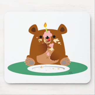Mousepad Feliz aniversario, pouco urso!!