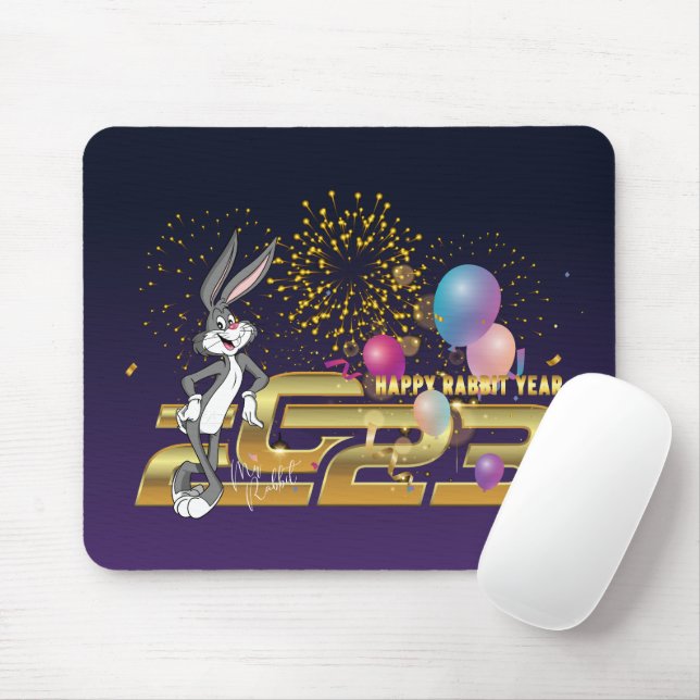 Mousepad Feliz Ano do Coelho 2023 | (Com mouse)