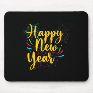 Mousepad Feliz ano novo 2025, Dourado Diversão Festivo Fest