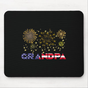 Mousepad Feliz ano novo 2025 Família de Sinalizador Avô-Ame