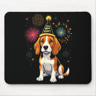 Mousepad Feliz Ano Novo 2025 Réveillon Fogos de Artifício C