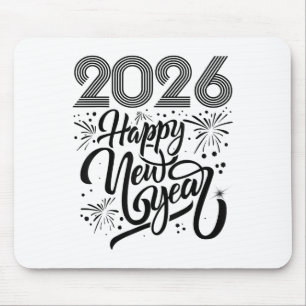 Mousepad Feliz ano novo 2026 Fireworks
