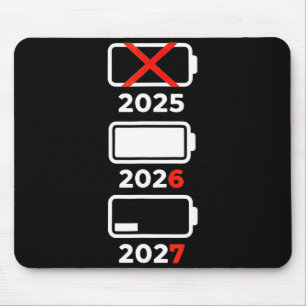 Mousepad Feliz Ano Novo Engraçado 2026 2027 67 Meme Seis Se