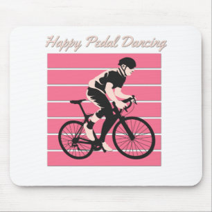 Mousepad Feliz baile pedal - Design de motociclista Legal