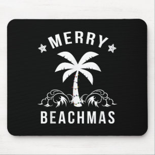 Mousepad Feliz Beachmas Palm Tree Natal