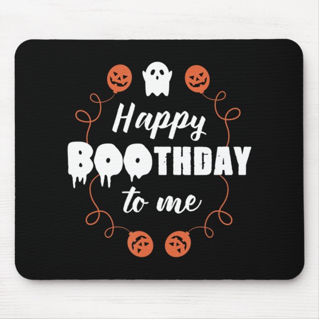 Mousepad Feliz Boothday Para Mim Divertido Aniversário Do D (Frente)