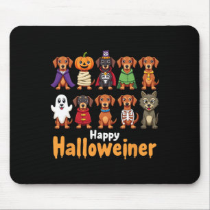 Mousepad Feliz Cão Dia de as Bruxas engraçado Cachorro Cach