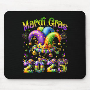 Mousepad Feliz Carnaval de 2025 Mardi Gras Jester O