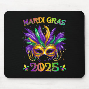 Mousepad Feliz Carnaval Mardi Gras Máscara 2025 Jes