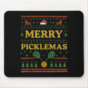 Mousepad Feliz Cklemas Ckleball Natal Vintage Divertido Xma