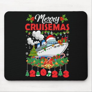 Mousepad Feliz Cruisemas Família Cruise Natal 2023 Diversão