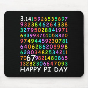 Mousepad Feliz dia 3.14 amante da matemática 67 professores