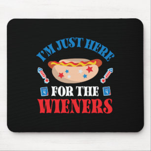 Mousepad Feliz Dia 4 de julho Americano Estou aqui para T