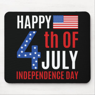 Mousepad Feliz Dia 4 De Julho Da Independência