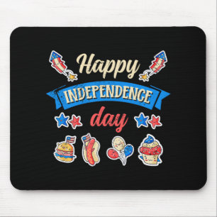 Mousepad Feliz Dia da Independência - Independência 4 de Ju