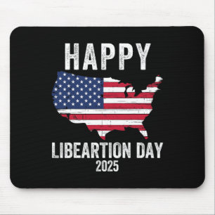 Mousepad Feliz Dia da Libertação 2025 Presidente Trump Funn