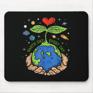 Mousepad Feliz Dia da Terra 2024 Salve Nosso Planeta Cute E