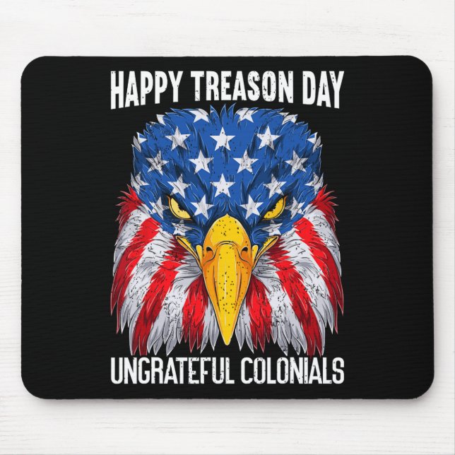 Mousepad Feliz Dia da Traição Dia da Independência Diversão (Frente)