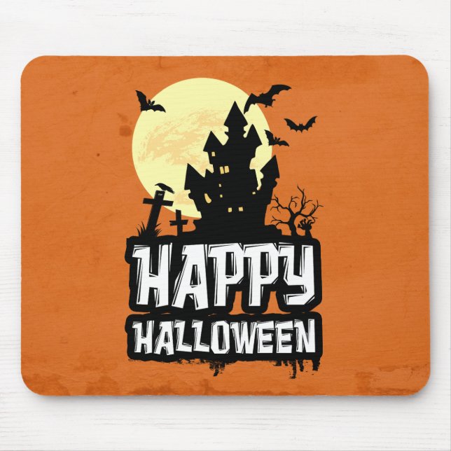 Mousepad Feliz Dia das Bruxas (Frente)