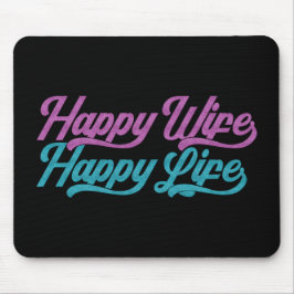 Mousepad Feliz Dia de as mães da vida feliz da esposa | Mou