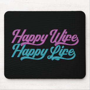 Mousepad Feliz Dia de as mães de vida feliz da esposa  Mou