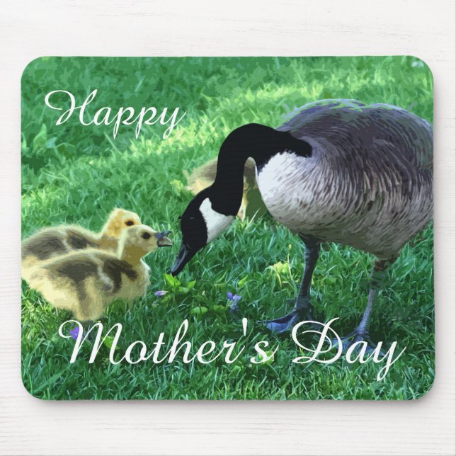 Mousepad Feliz Dia de as mães - Mãe Goose (Frente)
