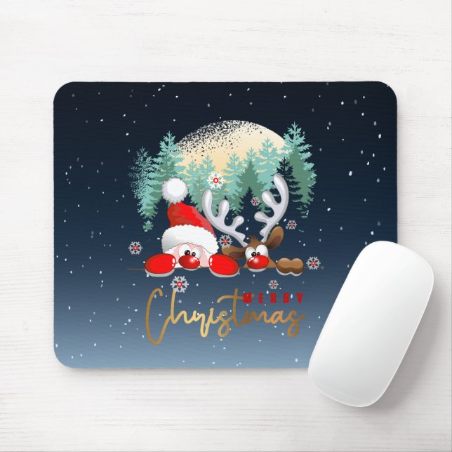 Mousepad Feliz Dia de Natal | (Com mouse)