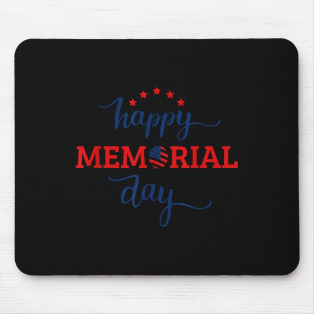 Mousepad Feliz Dia do Memorial - Nunca Esqueceremos O Prese (Frente)