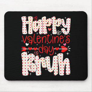 Mousepad Feliz Dia dos Namorados Bruh Meme Coração Retro Me