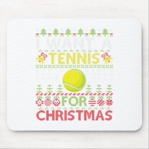 Mousepad Feliz Dia Eu Quero Uma Tênis Para O Natal Feio