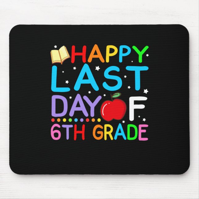 Mousepad Feliz Dia Passado Da Graduação Do 6 (Frente)