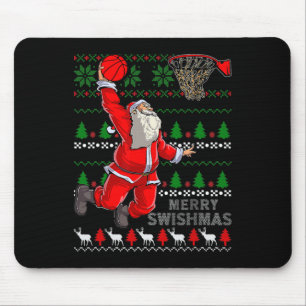 Mousepad Feliz dos Papais noeis suíços Bysketbyll Byll Ugly