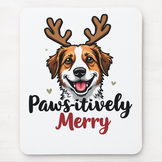 Mousepad Feliz Engraçada, Engraçada, Névoa (Frente)