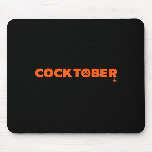Mousepad Feliz Fantasia de Halloween Roupa de Halloween Div (Frente)