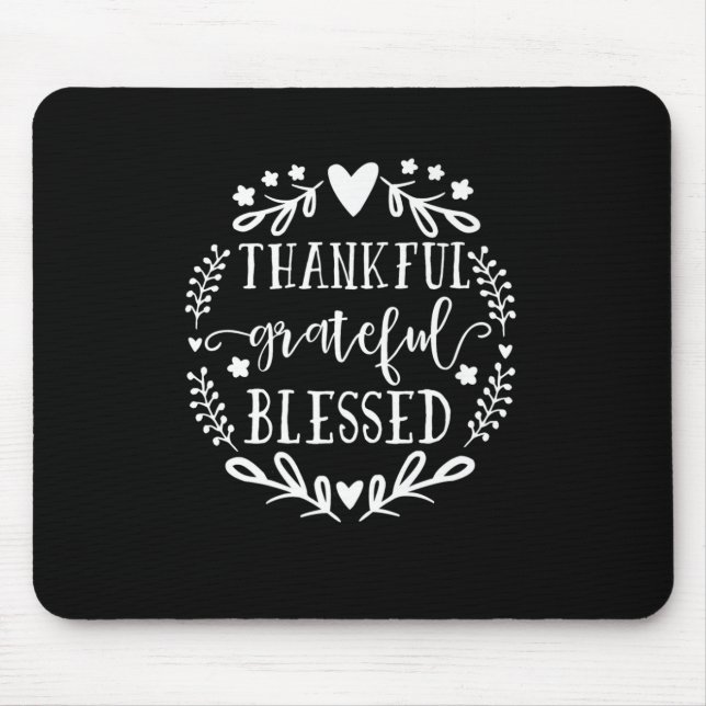 Mousepad Feliz Feliz Abençoado Queda (Frente)