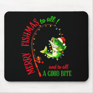 Mousepad Feliz Fishmas a Todos os Pescadores de Peixes Dive