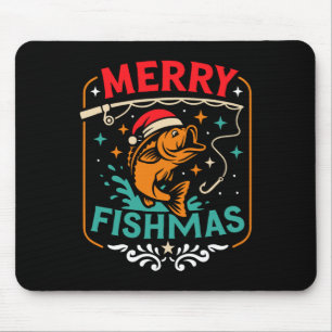 Mousepad Feliz Fishmas B Peixe Natal Suor Feio Xmas F