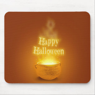 Mousepad Feliz Halloween Caldeirão de Bruxa
