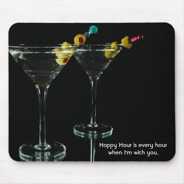 Mousepad Feliz Hour Martini Bebe (Frente)