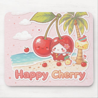 MOUSEPAD FELIZ KAWAII HAVAÍ CEREJA