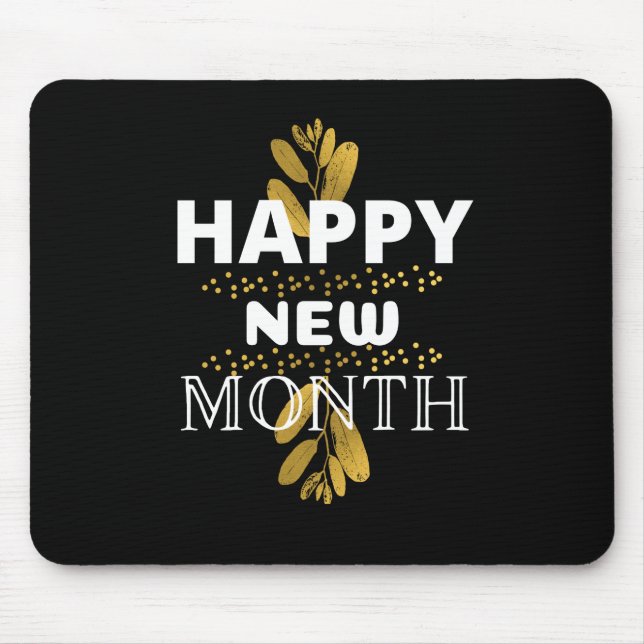 Mousepad feliz mês novo (Frente)