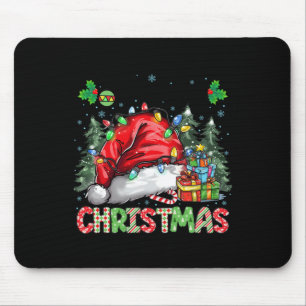 Mousepad Feliz Natal 2024 - Paj da Família Santa Hat Matchi