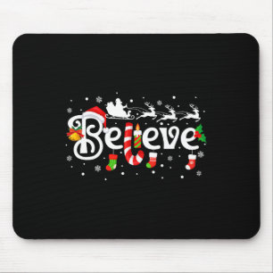 Mousepad Feliz Natal Acredita Na Família Paja Santa Claus